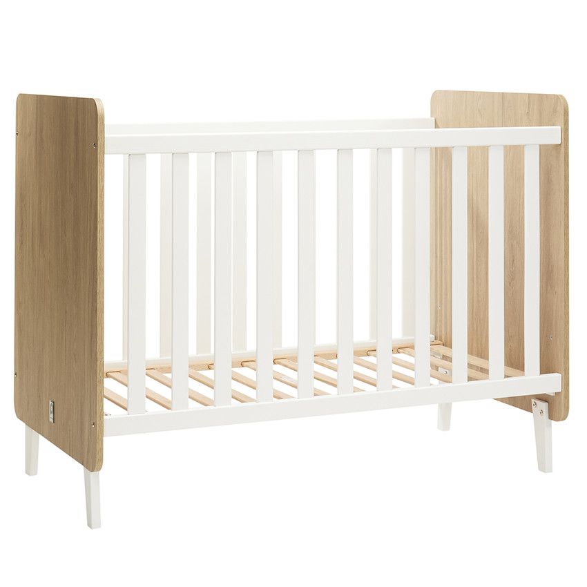 Lit bébé Noah 60 x 120 cm - Bois - Ecru