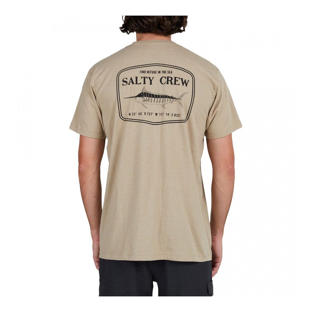 Salty Crew STEALTH - Tee-shirt Homme khaki heather
