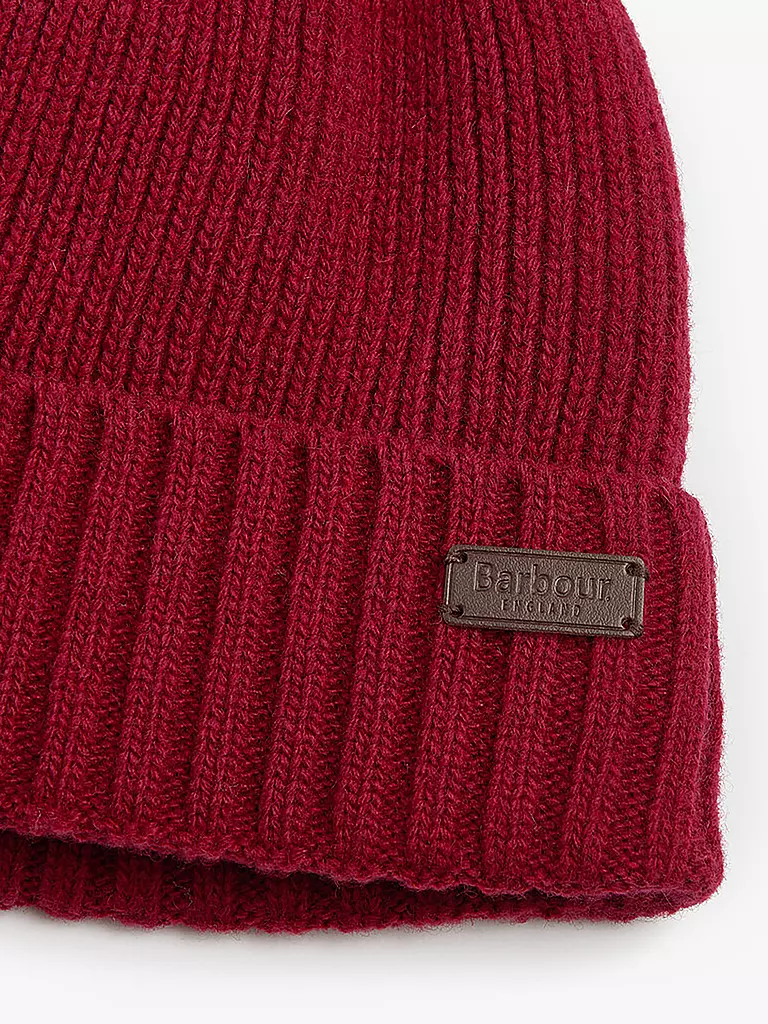 BARBOUR Mütze - Haube CARLTON rot