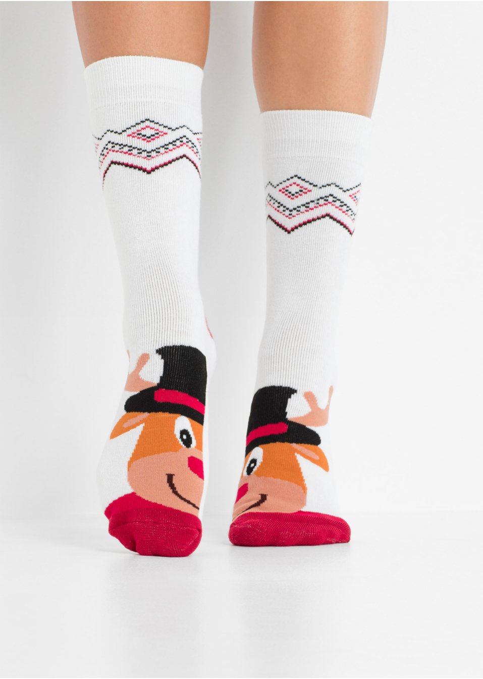 Lot de 3 paires de chaussettes thermo avec carte message pour cadeau
