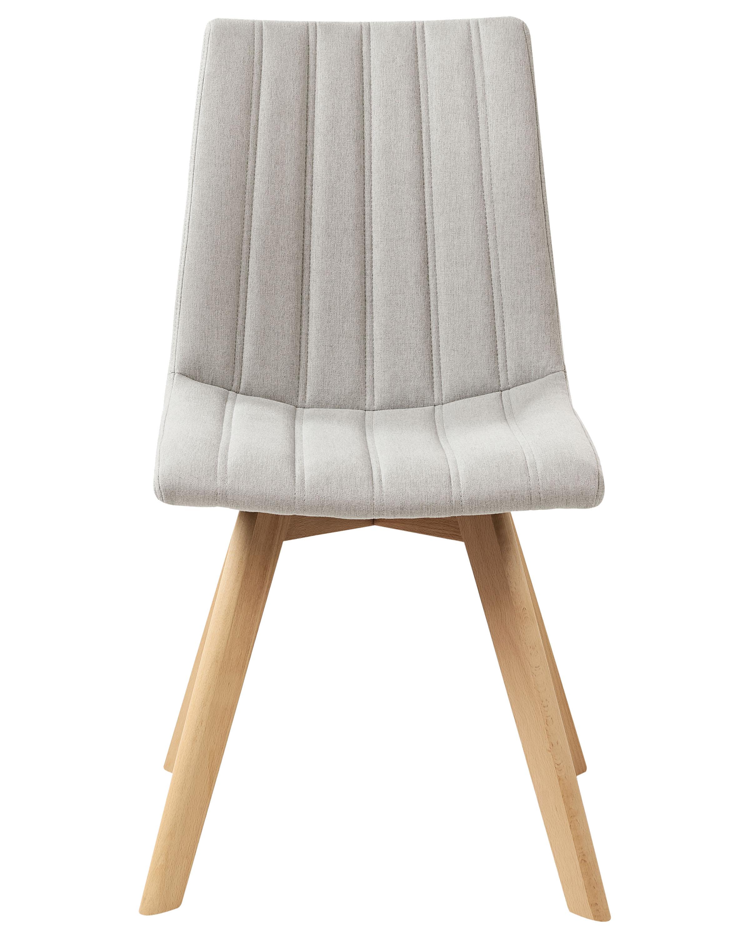 Set van 2 eetkamerstoelen CALGARY Lichtgrijs