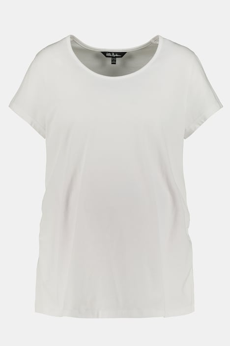 Bellieva T-Shirt, 2er-Pack, Umstandsmode, Rundhals, Kurzarm, Biobaumwolle GOTS