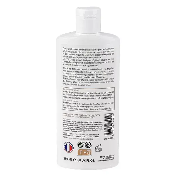 Cytolnat - Cytolac Gel Nettoyant Régulateur
