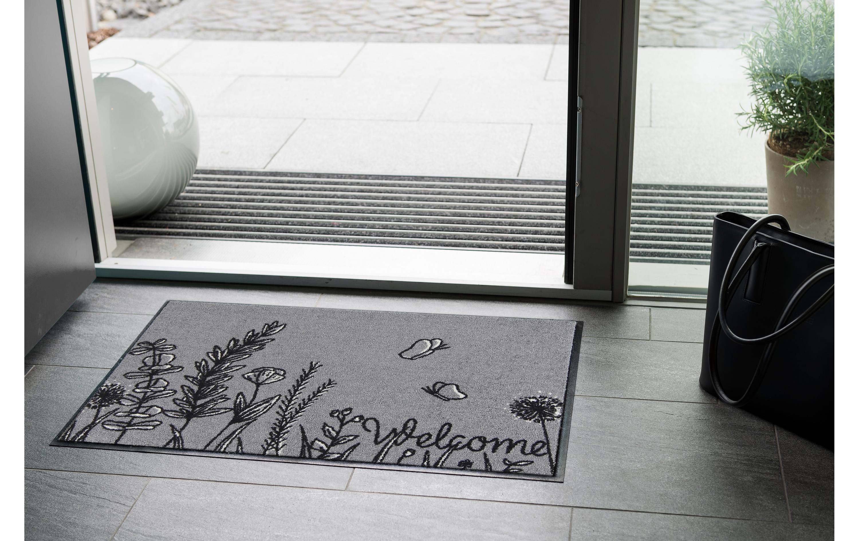 Fussmatte Summer Grasses 50 cm x 75 cmRutschfeste Schmutzfangmatte
