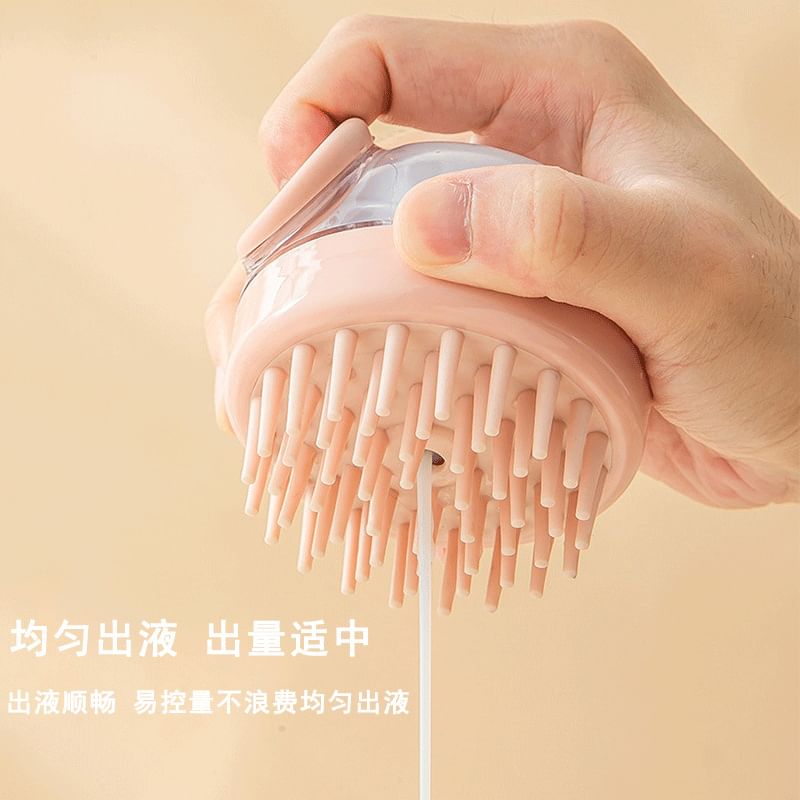 Fondes - Hoofdhuidmassager met zeepdispenser