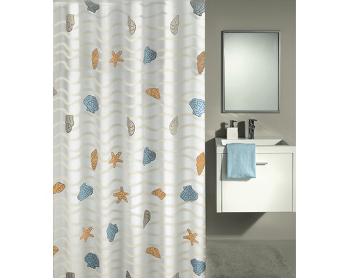 Douchegordijn Kleine Wolke New Beach multicolor 180 x 200 cm