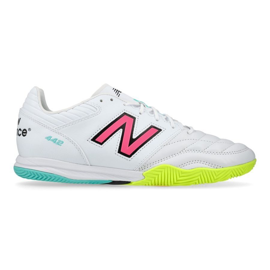 New Balance 442 2.0 Pro IN - Blanc/Violet/Jaune Fluo