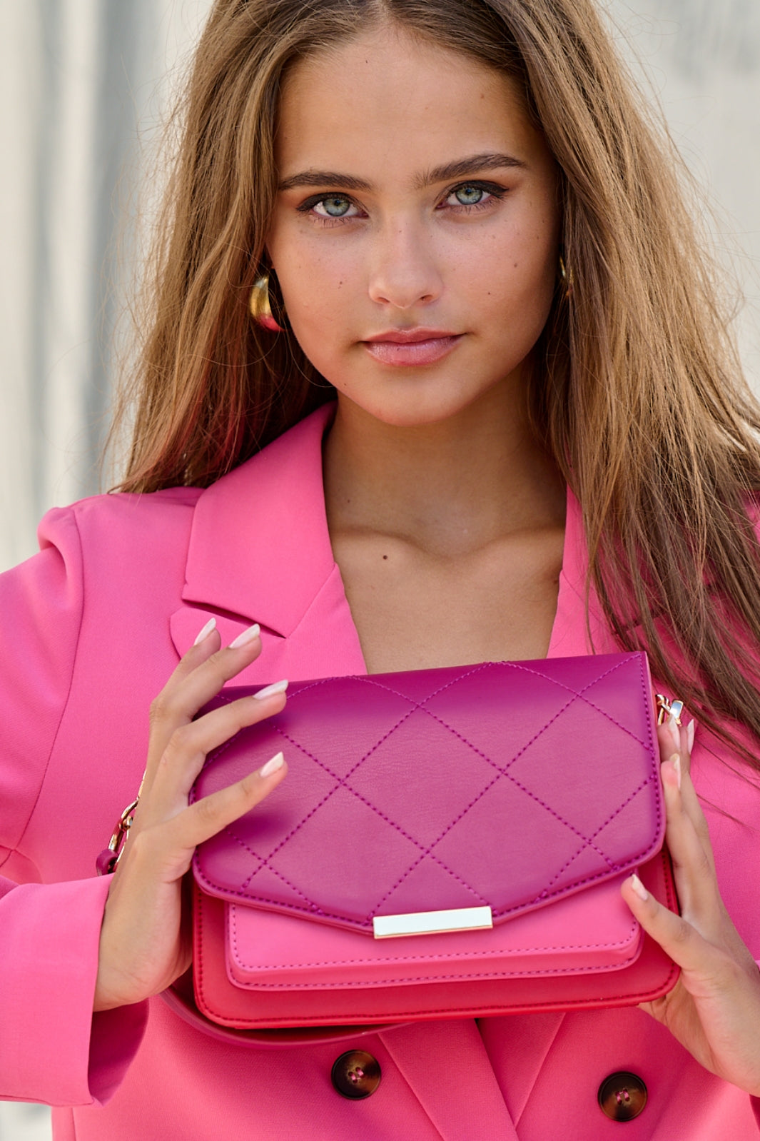 Noella Blanca Bag Medium red pink fuschia