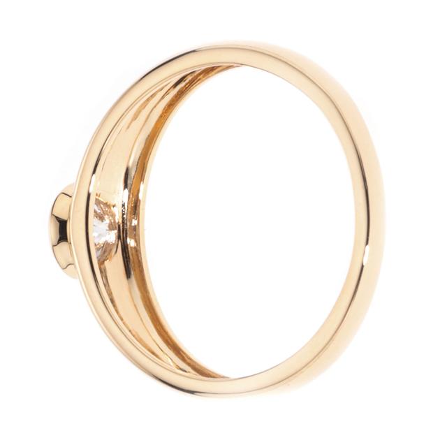 Band-Ring, Brillant, 0,50 ct., SI, Gold 585