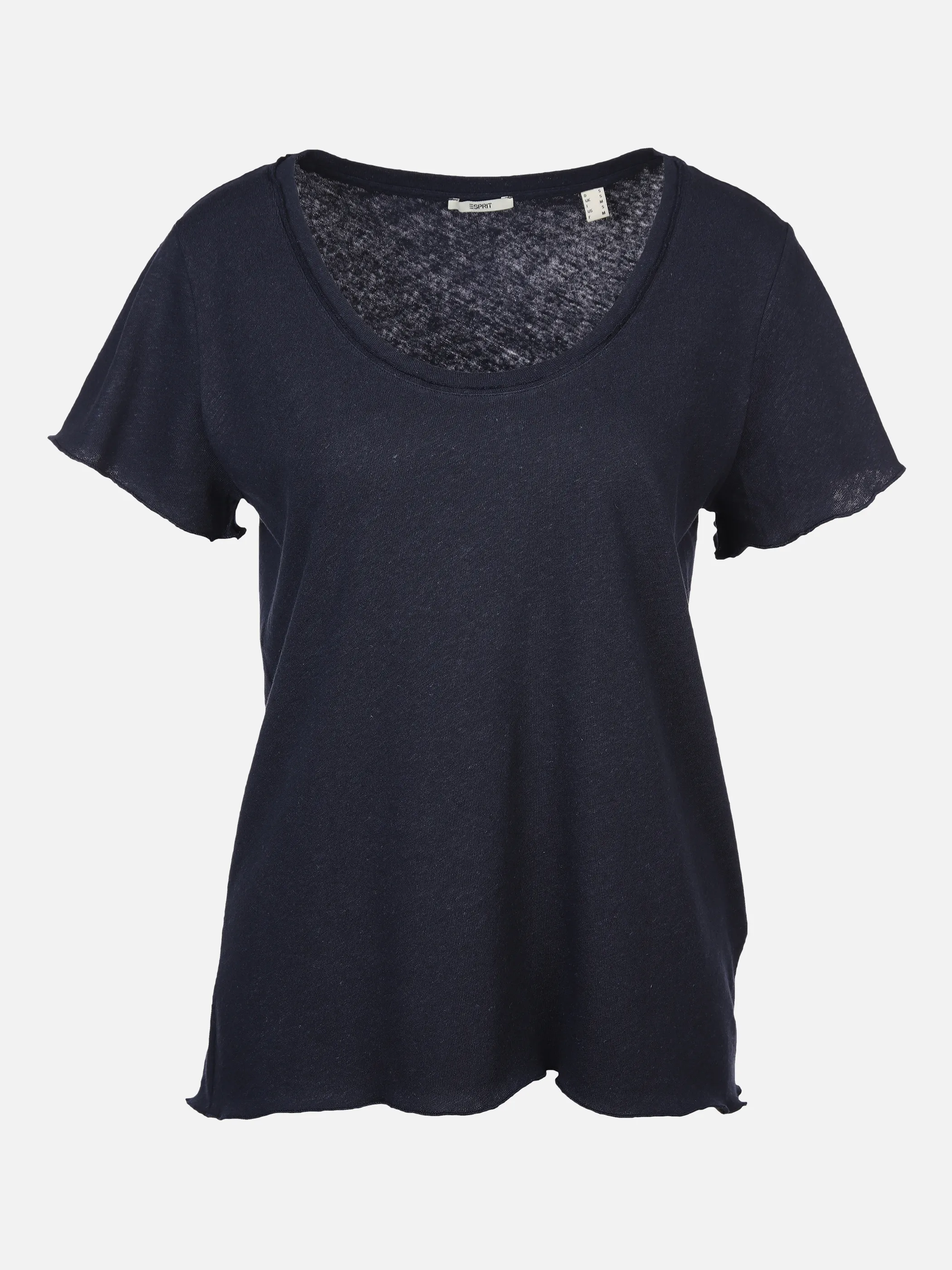 Damen T-Shirt mit Saumkanten