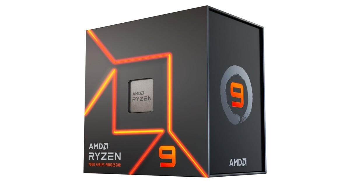 AMDRyzen 9 7900X, 4,7 GHz (5,6 GHz Turbo Boost) socket AM5 processor  (Unlocked, Boxed)