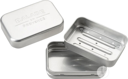 Balade En Provence Boîte De Voyage En Aluminium Pour Savon 1 Pièce