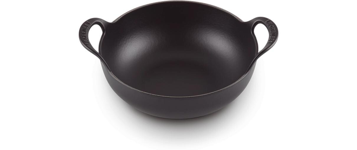 Kochtopf Balti Dish Ø 24 cm, Schwarz<br>Kochtopf aus Gusseisen