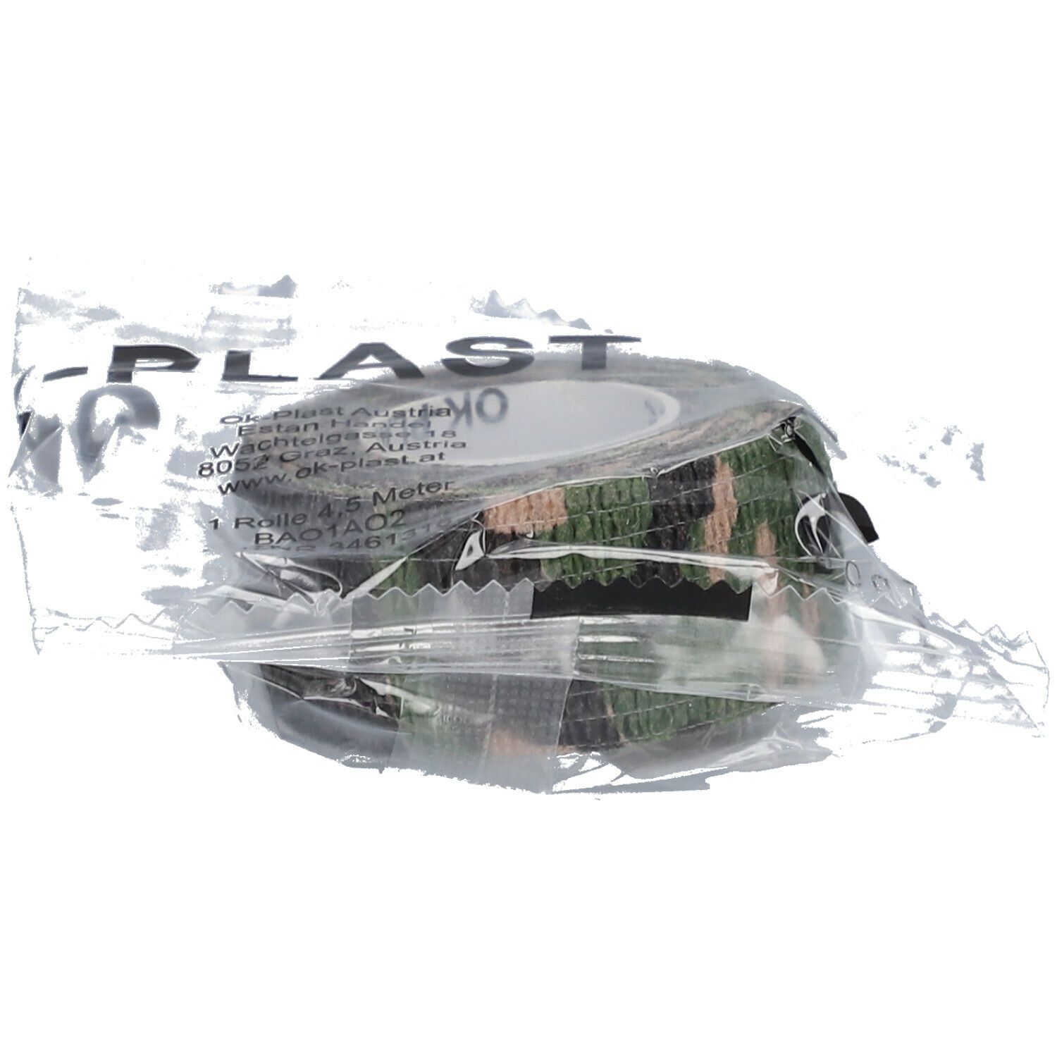 OK-plast Fingerverband camouflage 2,5 cm x 4,5 m