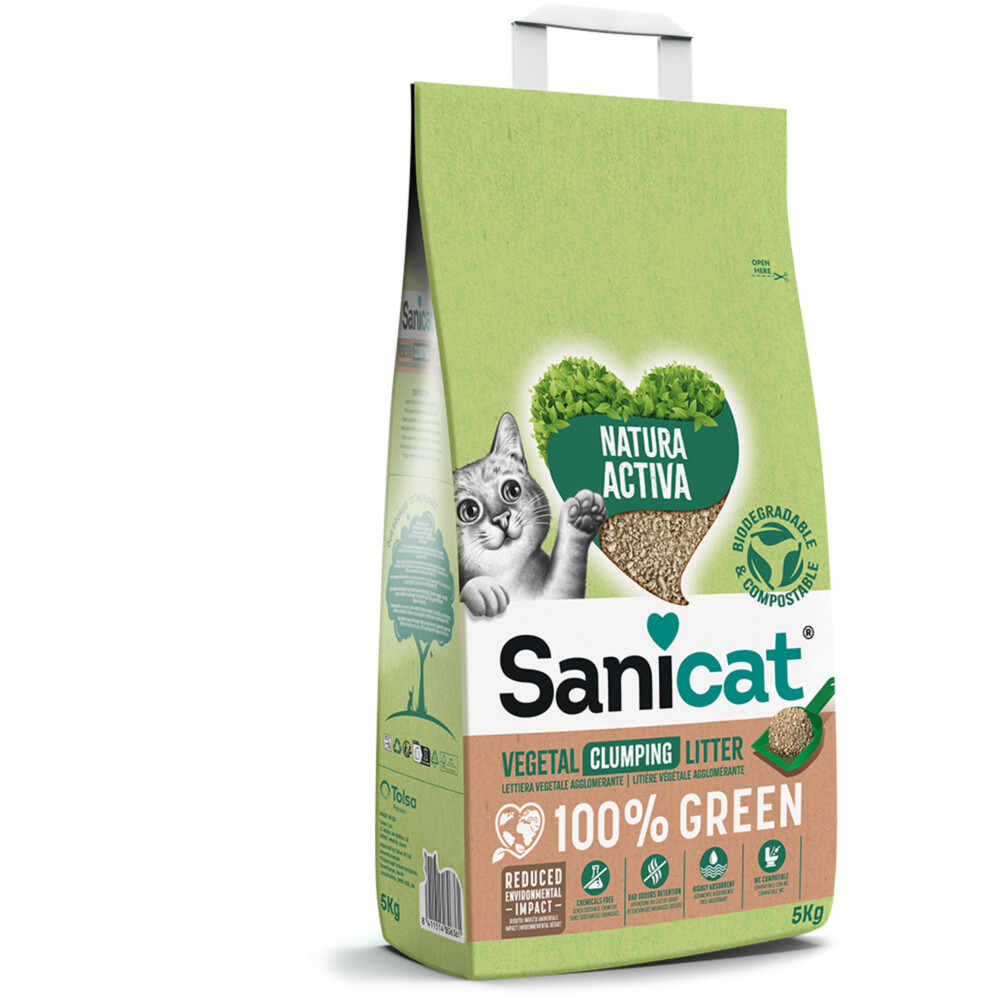 Sanicat Natura Activa 100% Green5 kg