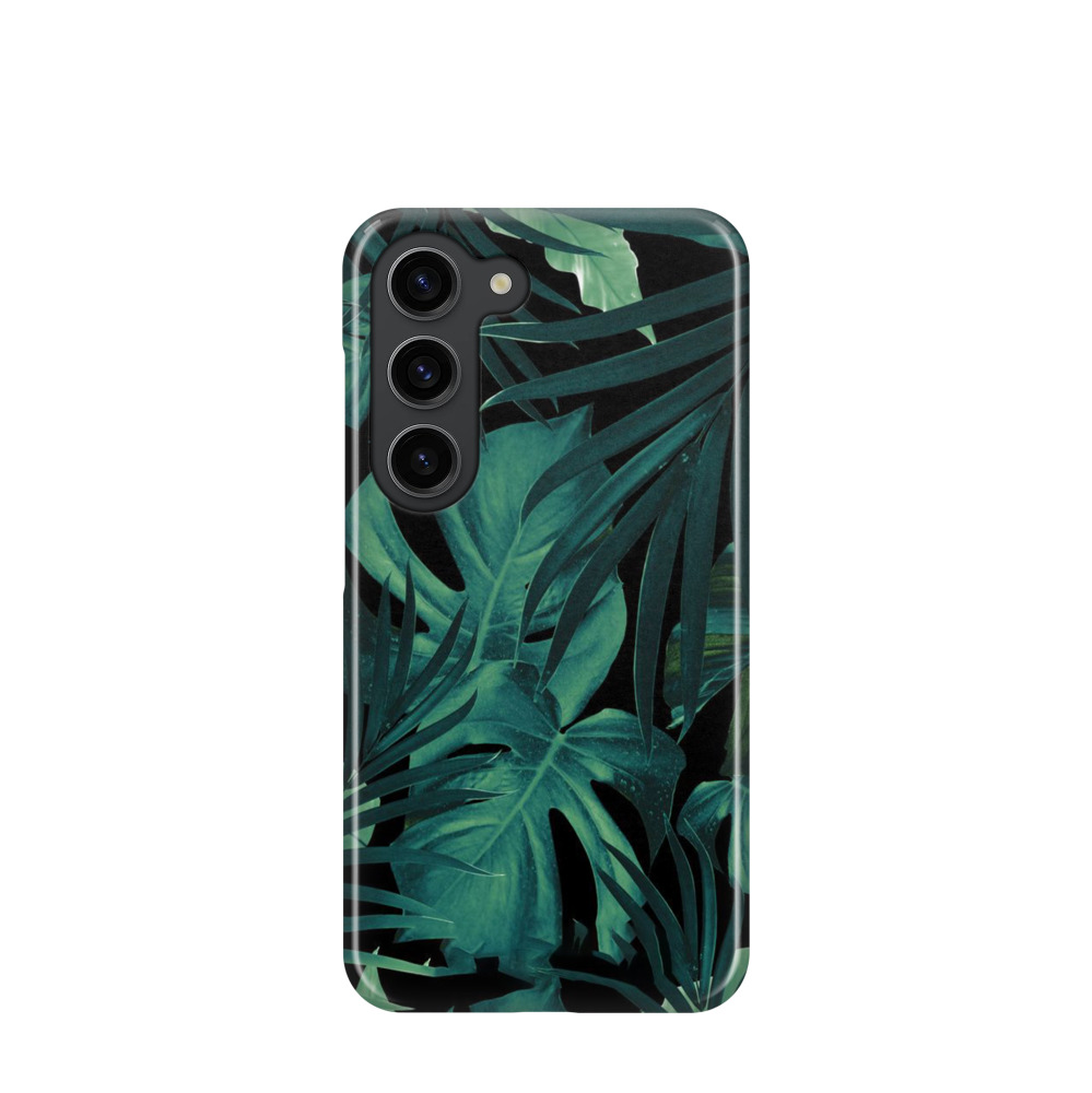 Samsung Galaxy S23 5G Kunststoff Hülle Dschungel 2 - Grün