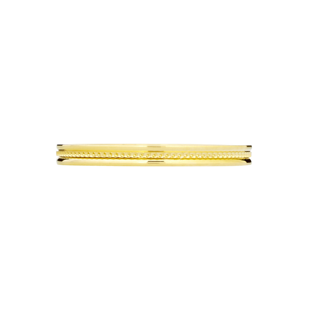 Alliance Perlee Ruban Plat Or Jaune