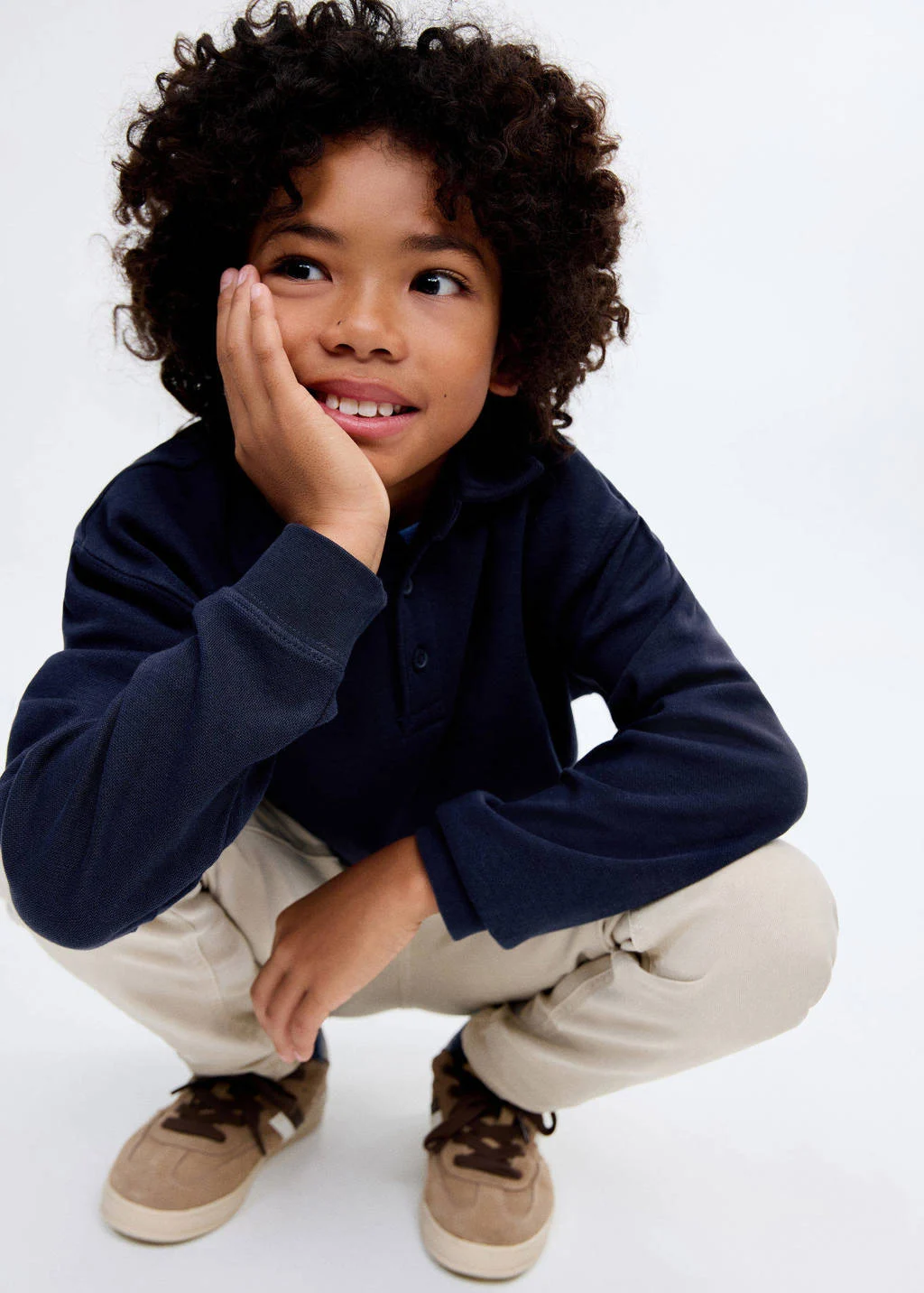 Mango Kids sweater marine