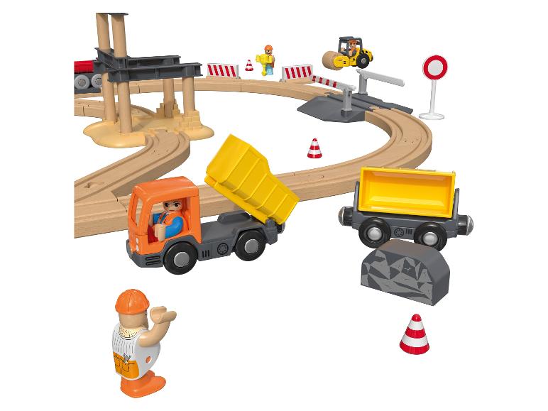 Houten treinset