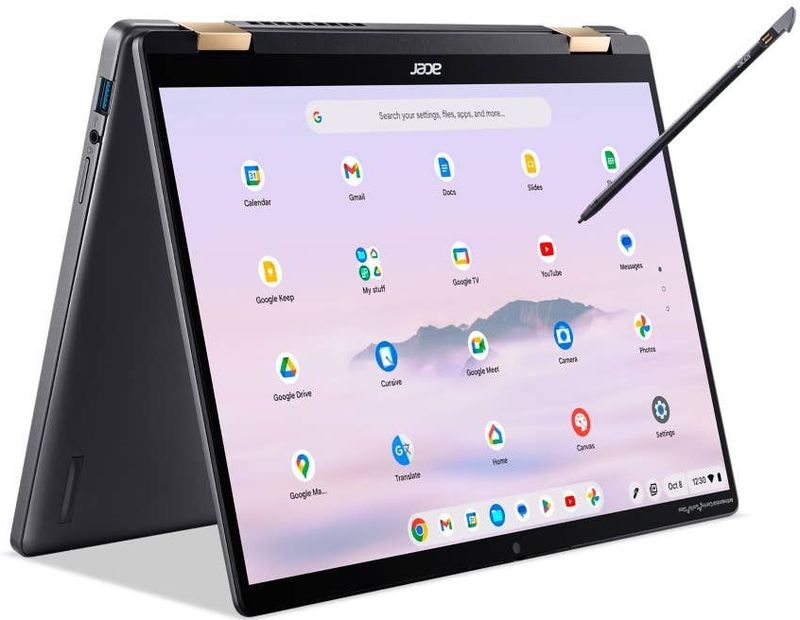 Acer Chromebook Plus Spin 714 - Touchscreen - Grijs - 14 inch - 16 GB - 512 GB SSD