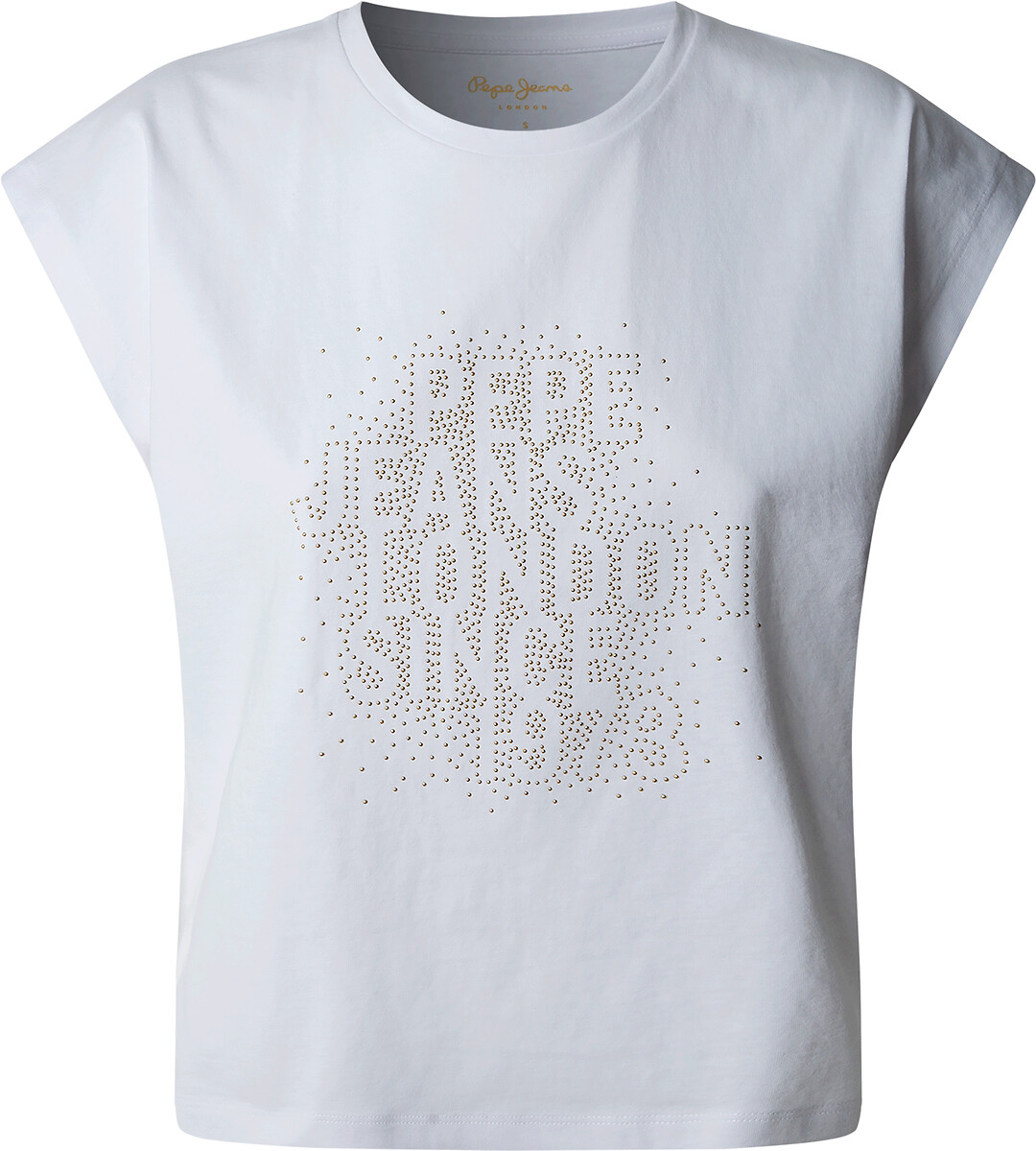 PEPE JEANS<br>Camiseta de manga curta com estampa na frente