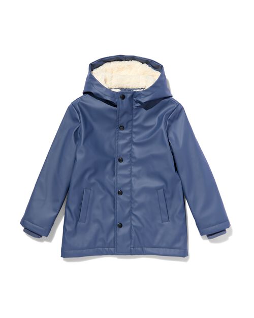 veste enfant à capuche bleu