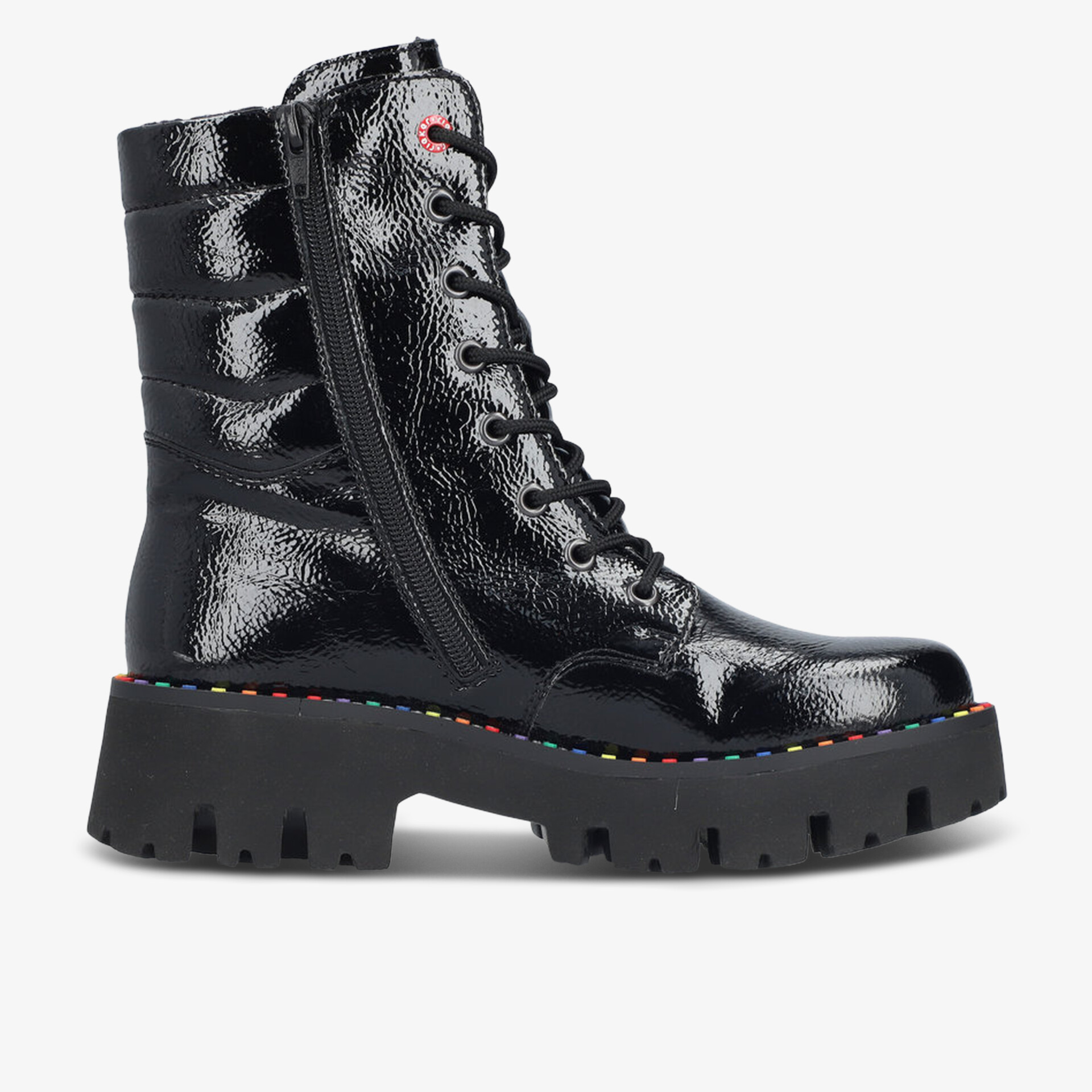 rieker Damen Schnürstiefeletten schwarz