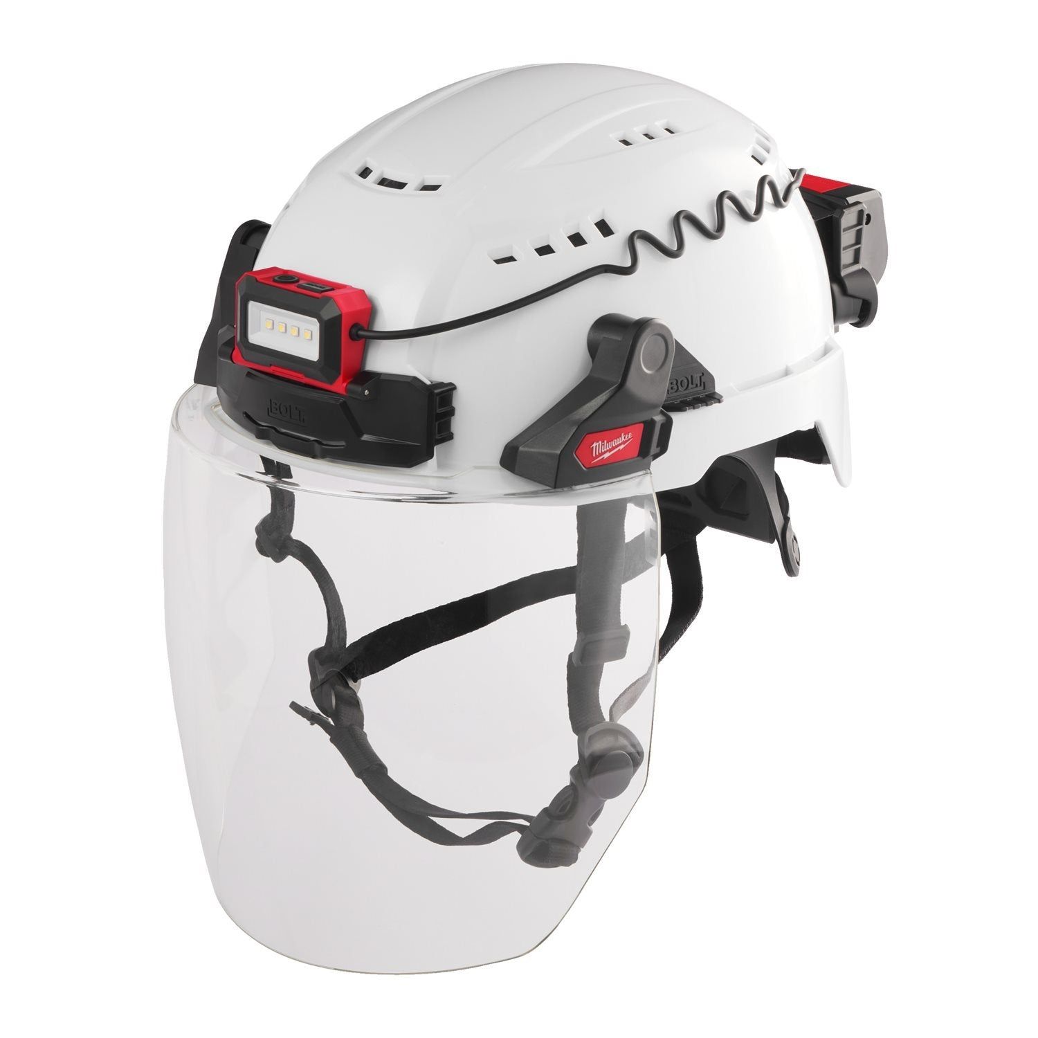 Milwaukee L4 BOLTHL-301 BOLT™ Hoofdlamp 600 lumen REDLITHIUM™ 3.0Ah USB batterij - 4933479902