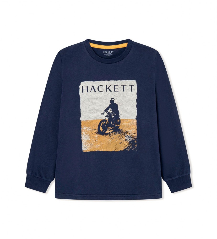 Camiseta Hackett Marine para motociclistas