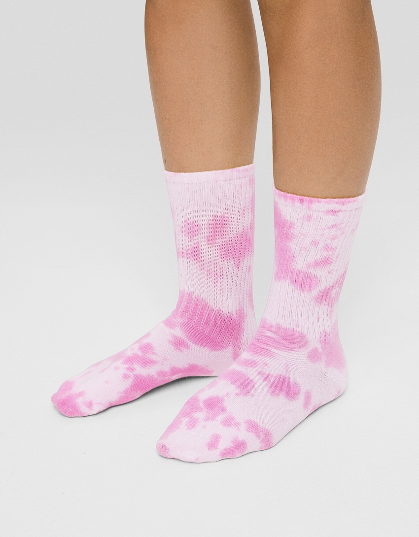 Pacote com 2 meias tie-dye