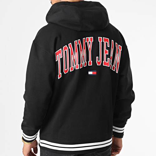 Sweat Capuche Relaxed Collegiate 5011 Bleu Marine