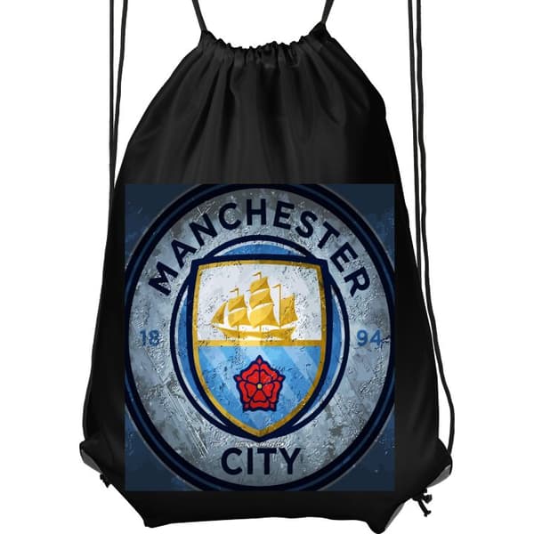 Praktisk Gympose | Sportspose for Voksen Manchester City FC Svart Voksen