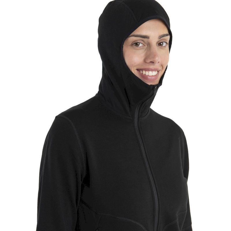560 RealFleece Elemental II LS Zip Hoodie - Polaire en laine mérinos femme