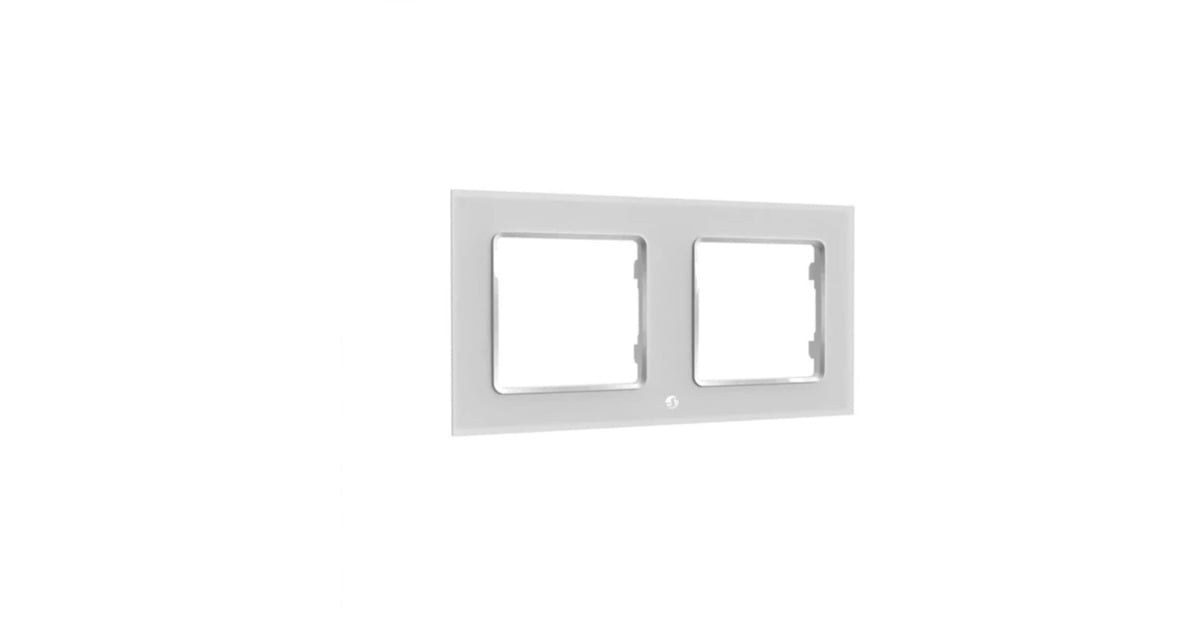 ShellyWall Frame 2 Wall Switch afdekking  (Wit)