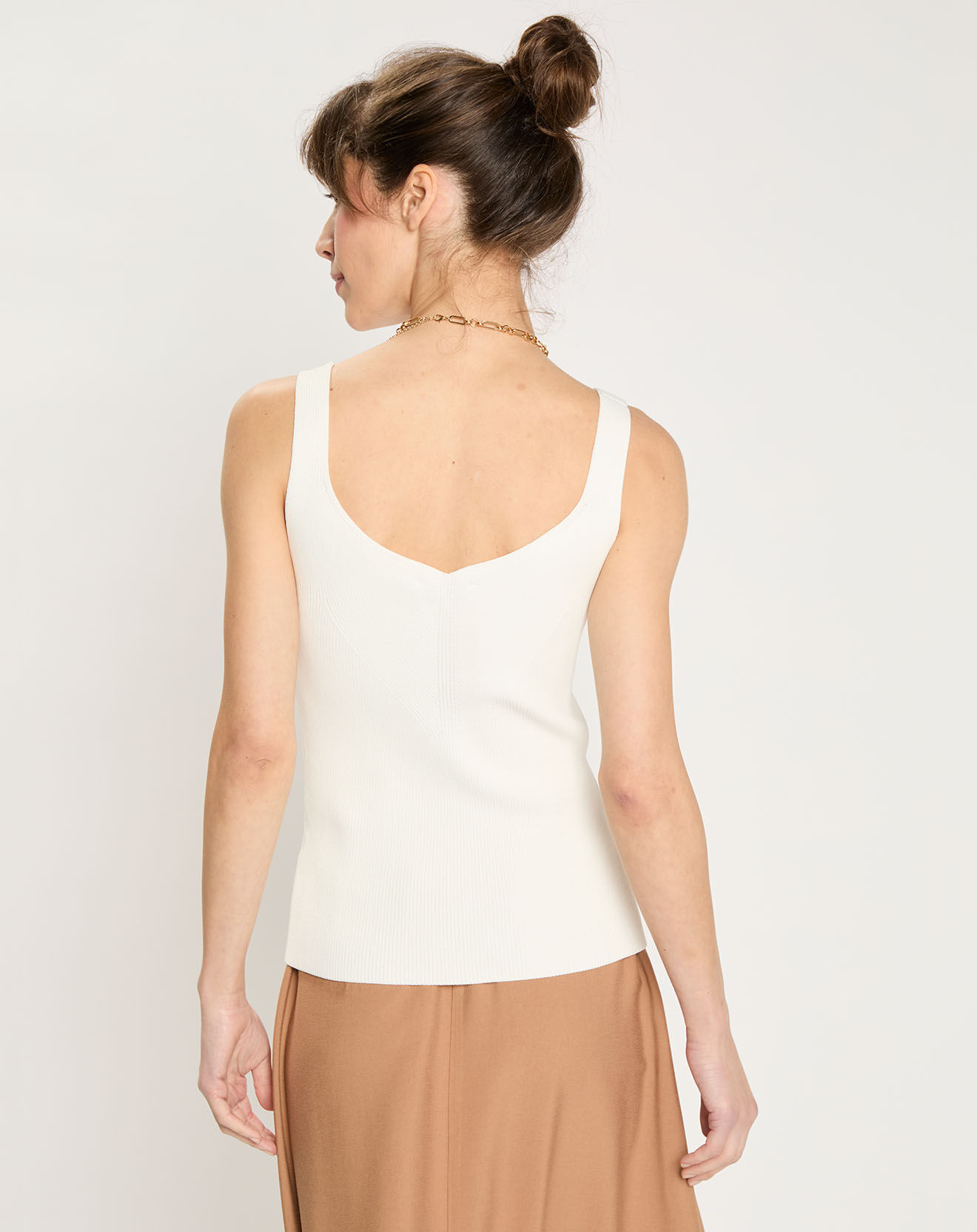 Zapa Top en maille Nemir écru