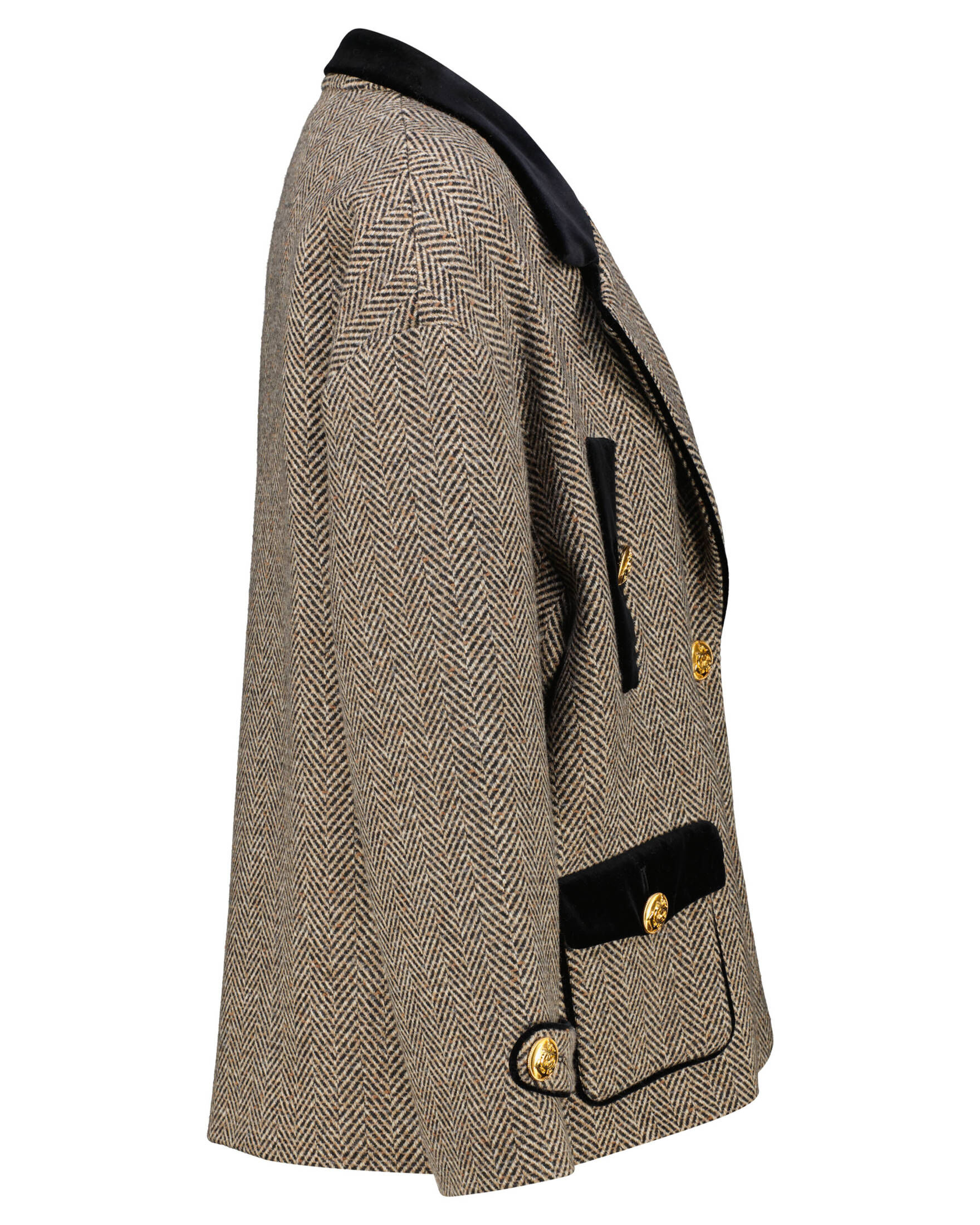 Gucci| Damen Jacke mit Fischgrat-Motiv