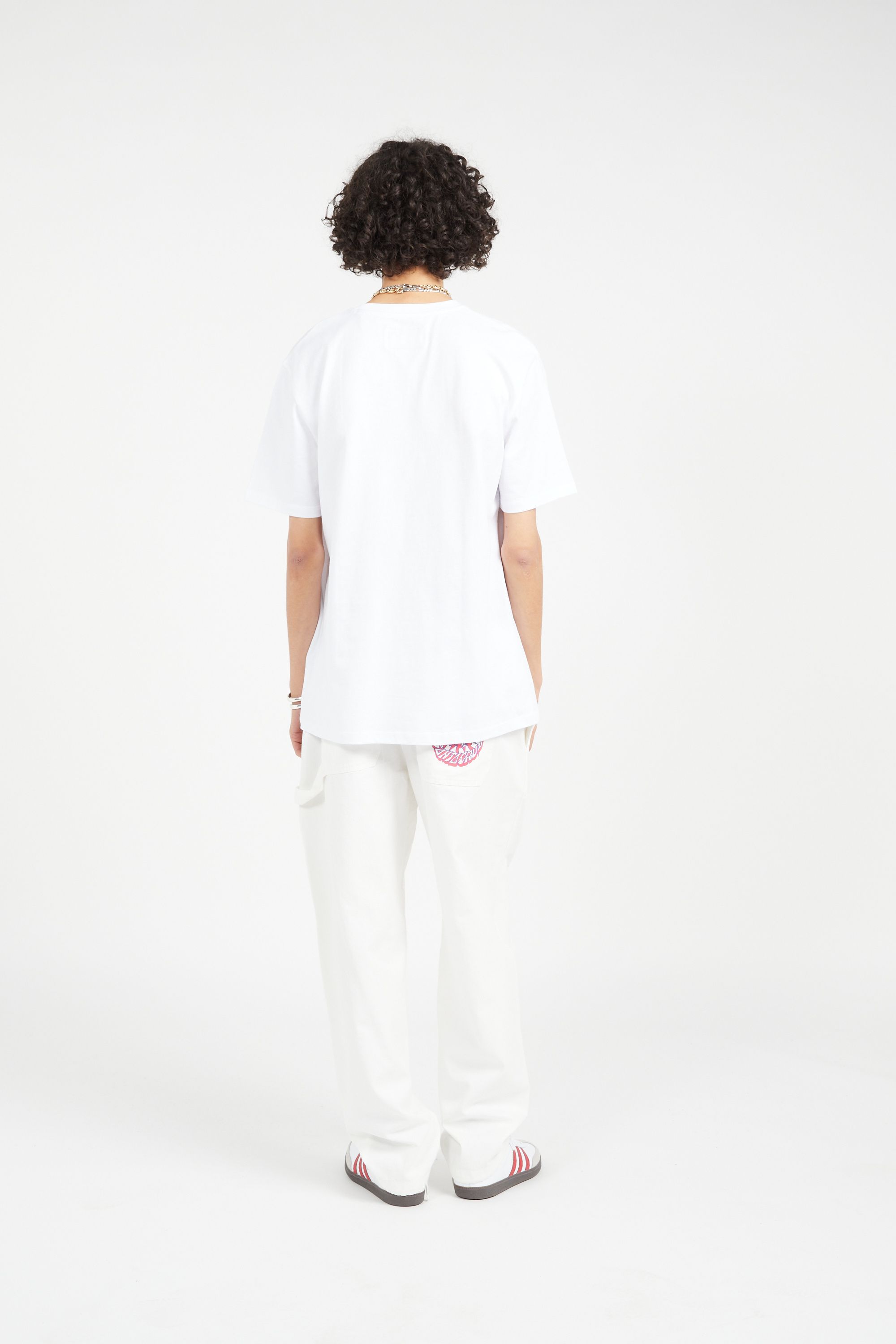 ENCRE T-shirt  GO VEGAN EAT PUSSY Blanc
