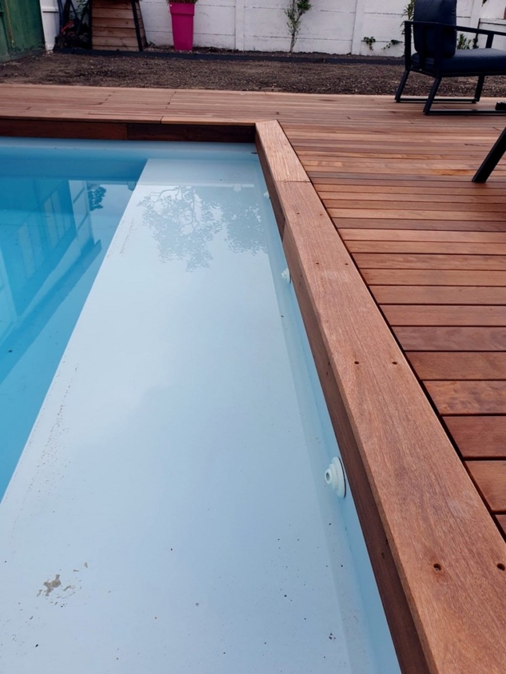 Pack complet 30m² lame de terrasse itauba lx1550mm avec clips, lambourde, cale de ventilation, plot pvc, bande bitumineuse