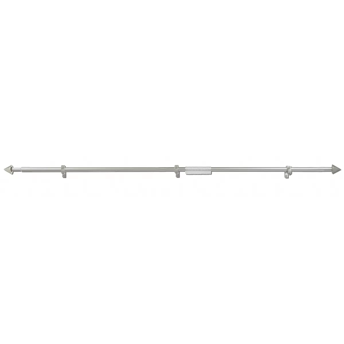 Vorhangstange Kegel ausziehbar Silber