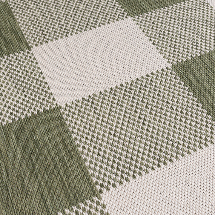 In & Outdoorkleed - Ranch Checkerboard Groen