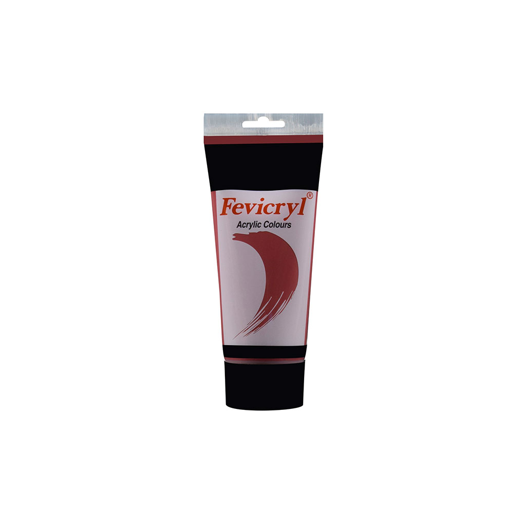 Tube peinture acrylique ombre brûlée 200ml