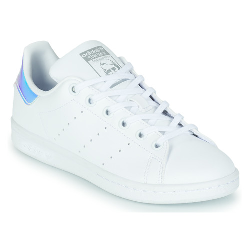 adidas Originals - STAN SMITH J ECO-RESPONSABLE - Blanc / Iridescent