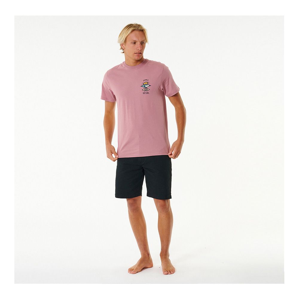 Rip Curl SEARCH ICON - Tee-shirt Homme mauve