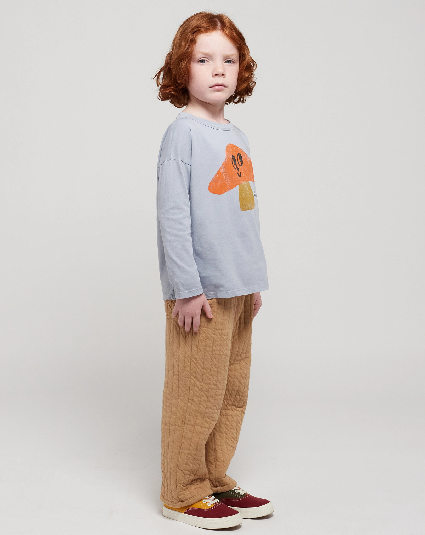 Langarmshirt MR. MUSHROOM in hellblau