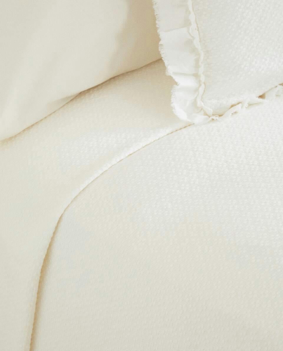 Colcha infantil de crochê jacquard