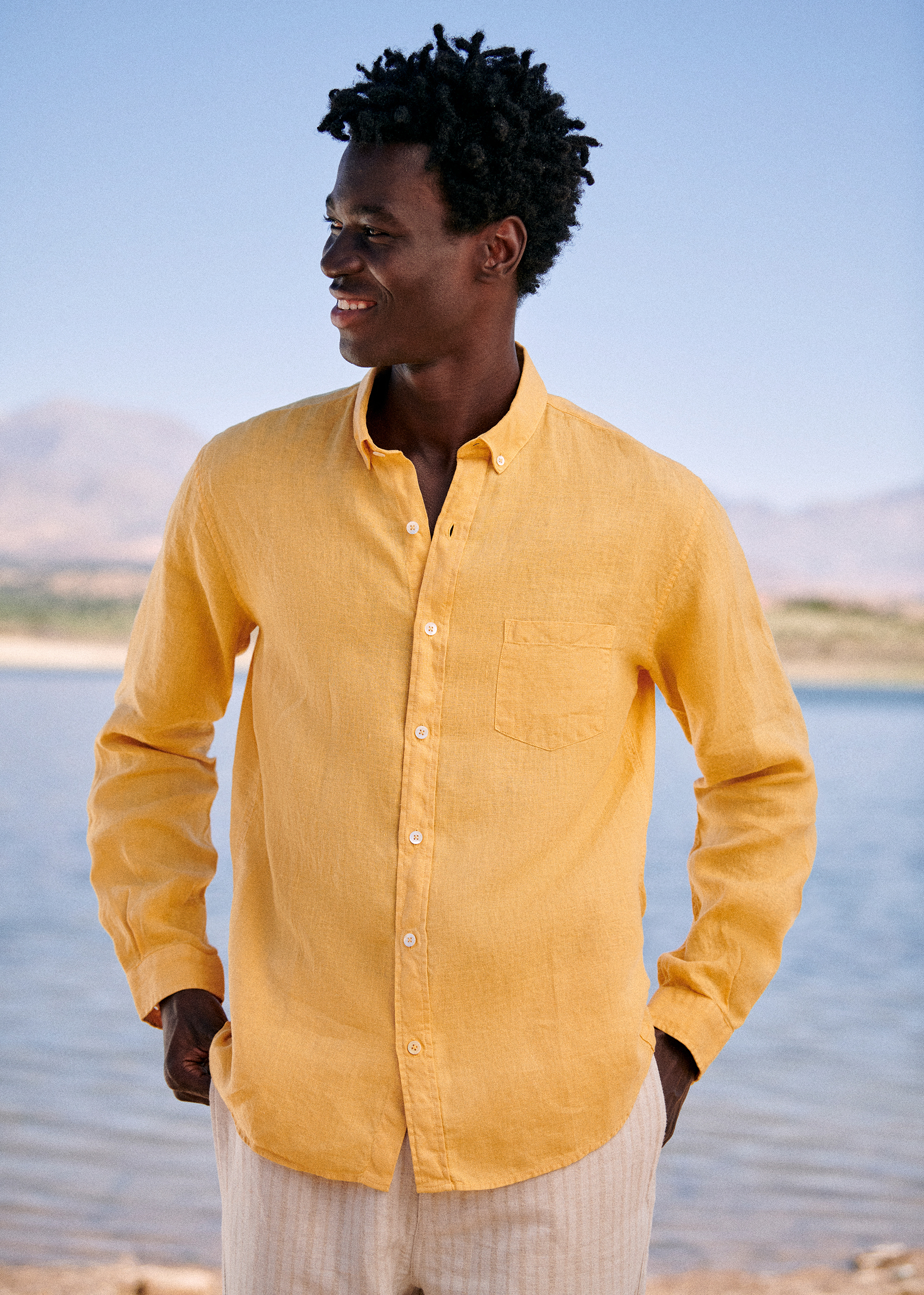 Chemise Charlie Lin - Jaune - LES COMPOSANTES/DÉCOUVRIR 5906660
