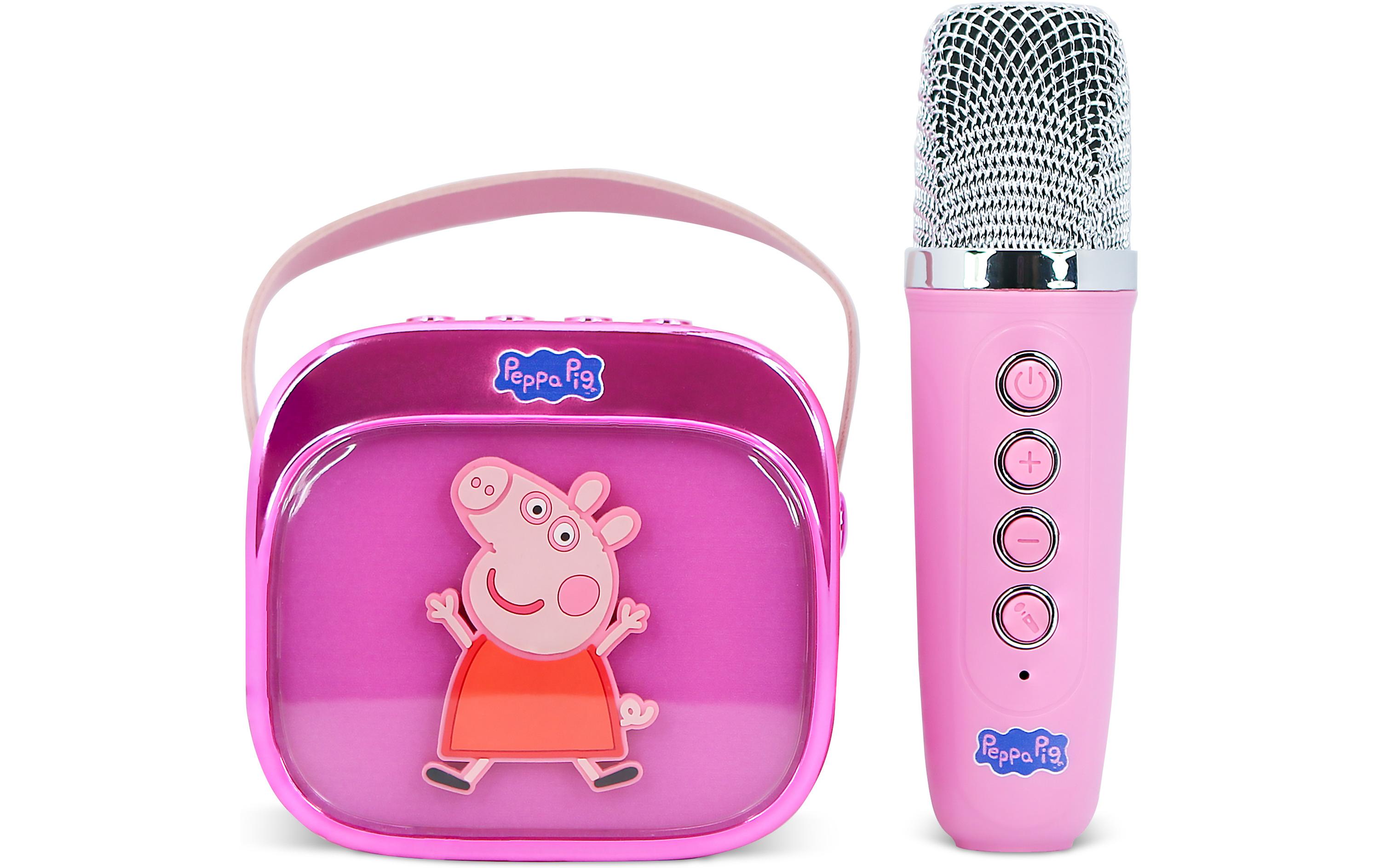Peppa Pig LED Wireless Karaoke Lautsprecher und MikrofonMit LED-Leuchten