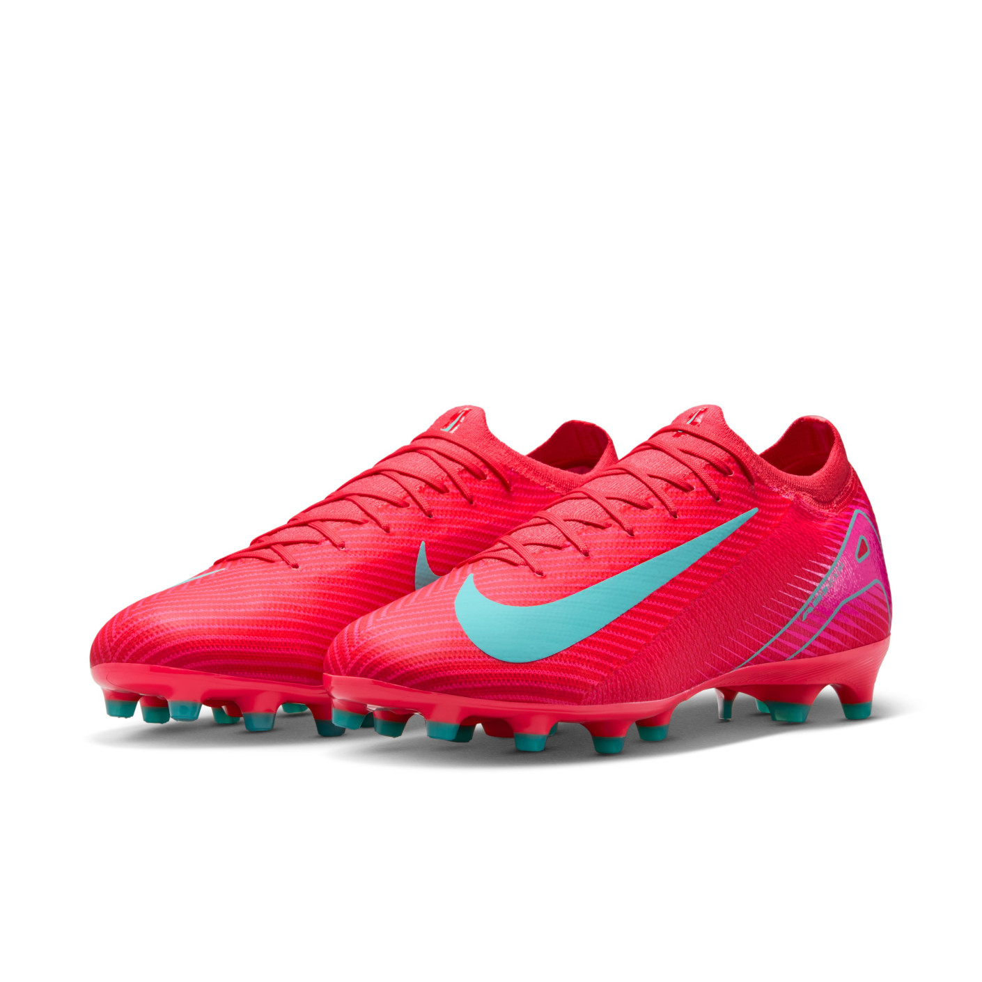 Nike Zoom Mercurial Vapor 16 Pro Kunstgras Voetbalschoenen (AG) Rood Turquoise Roze
