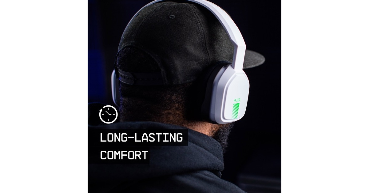 ASTRO GamingA10 headset over-ear gaming headset  (Wit/groen, Pc)