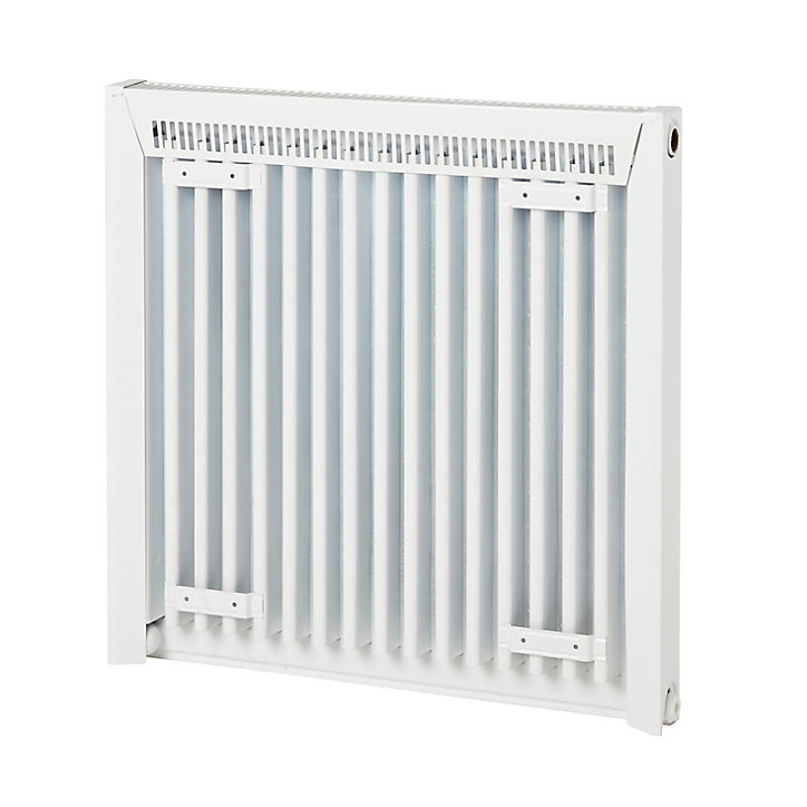 Radiateur eau chaude acier GoodHome blanc 554 W L.60 cm x H.60 cm